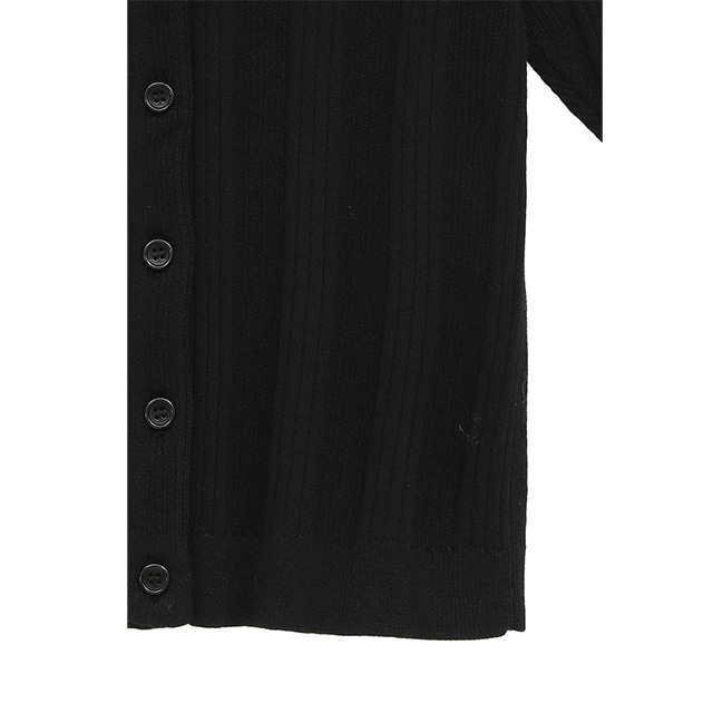 CLANE / ����� W FACE RIB KNIT CARDIGA