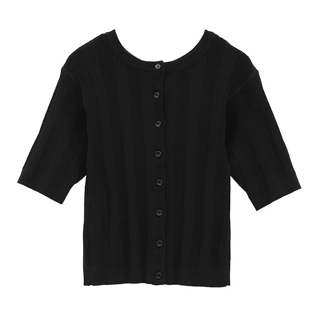 CLANE / ����� W FACE RIB KNIT CARDIGA