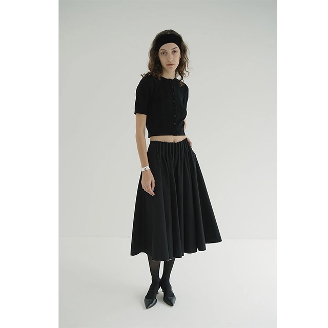 CLANE / ����� W FACE RIB KNIT CARDIGA