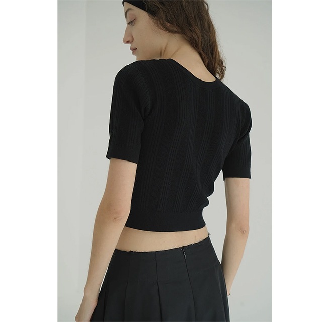 CLANE / ����� W FACE RIB KNIT CARDIGA