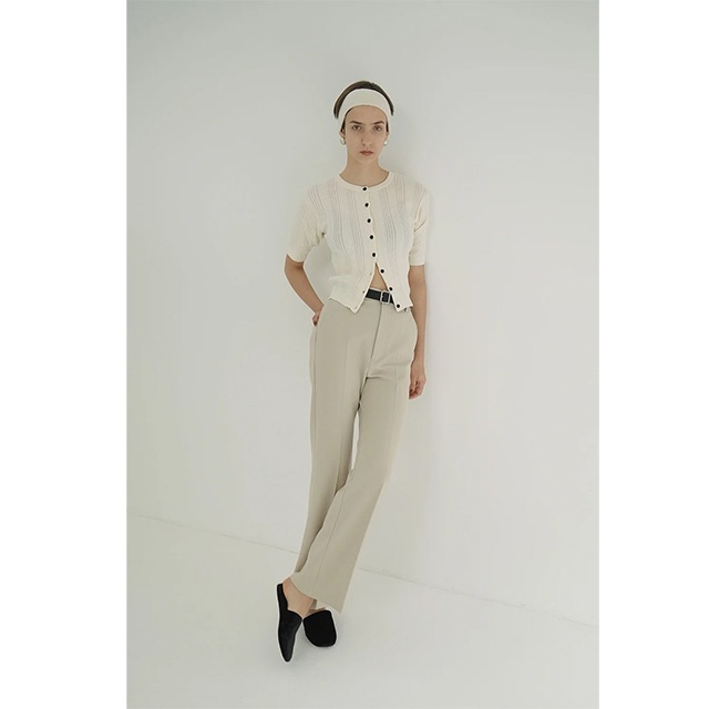 CLANE / ����� W FACE RIB KNIT CARDIGA