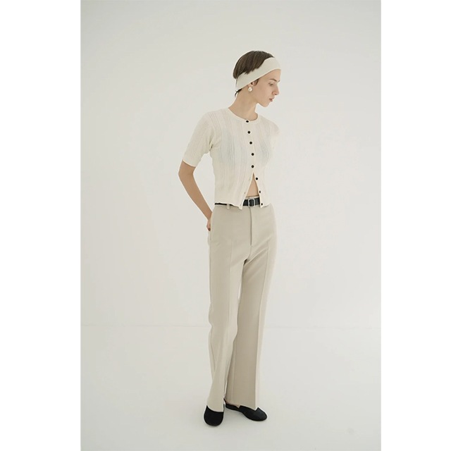 CLANE / ����� W FACE RIB KNIT CARDIGA