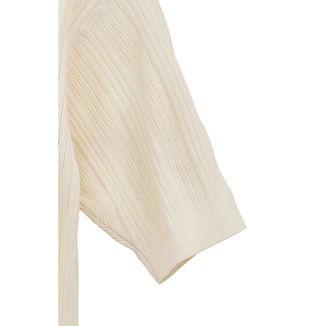 CLANE / ����� W FACE RIB KNIT CARDIGA