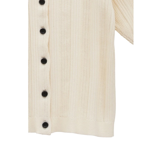 CLANE / ����� W FACE RIB KNIT CARDIGA