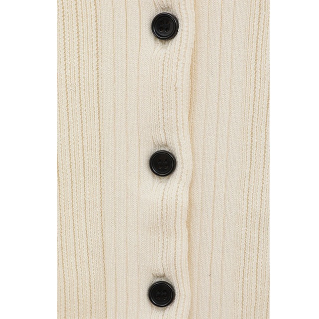 CLANE / ����� W FACE RIB KNIT CARDIGA