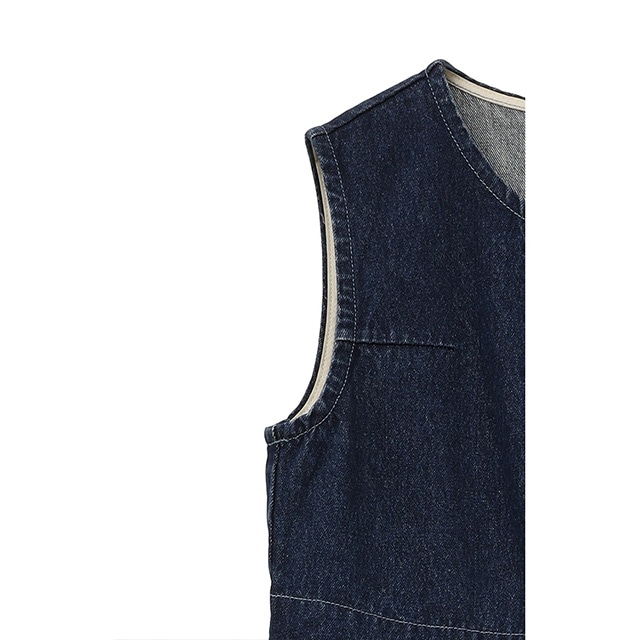 CLANE BACK OPEN DENIM ALL IN ONE サイズ2