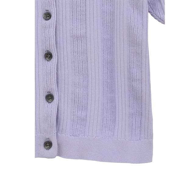 CLANE / ����� W FACE RIB KNIT CARDIGA
