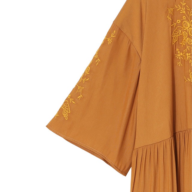 CLANE / ����� EMBROIDERY TIERED ONE PIECE