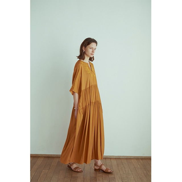 CLANE / ����� EMBROIDERY TIERED ONE PIECE