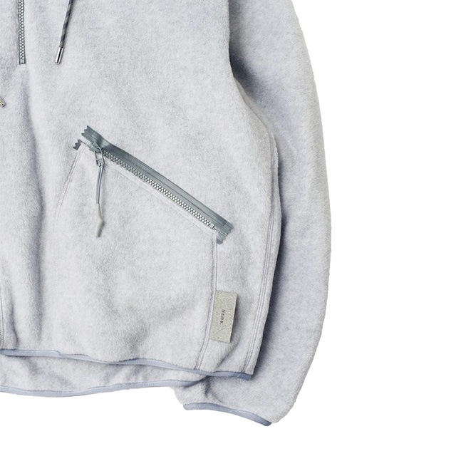 Name. �͡���  FLEECE HALF ZIP HOODED SWEATER