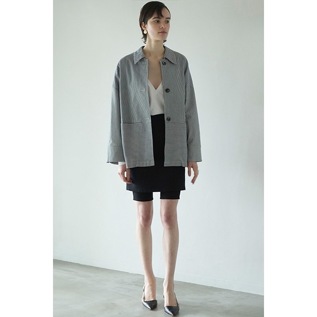 CLANE / ����� HALF SLEEVE TWEED JACKET