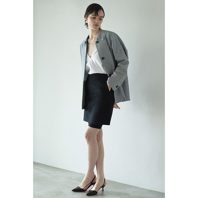 CLANE / ����� HALF SLEEVE TWEED JACKET