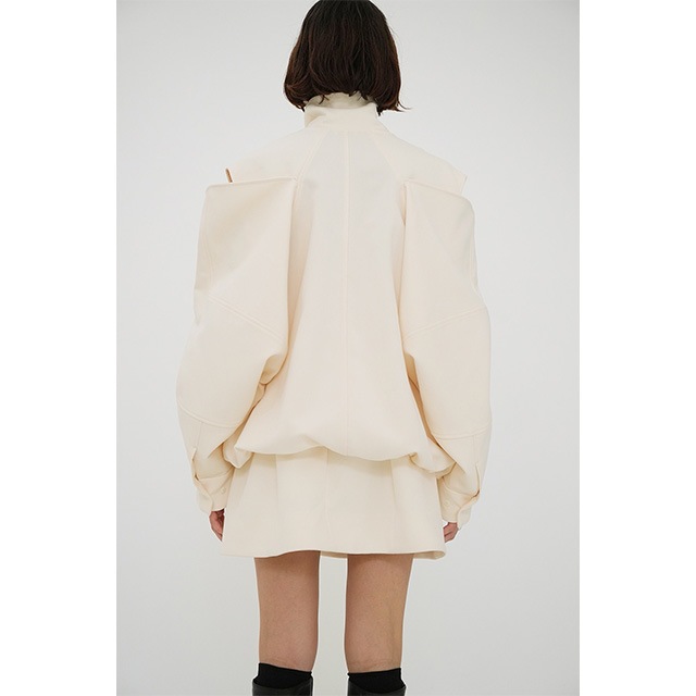 CLANE /  2WAY OFF SHOULDER MODE JERSEY TOPS