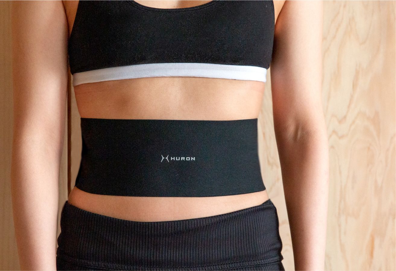 HURON リカバリーバンド ウエストバンド 腰 丹田 睡眠グッズ 安眠 快眠 日本製 S M L メンズ レディース ヒューロン