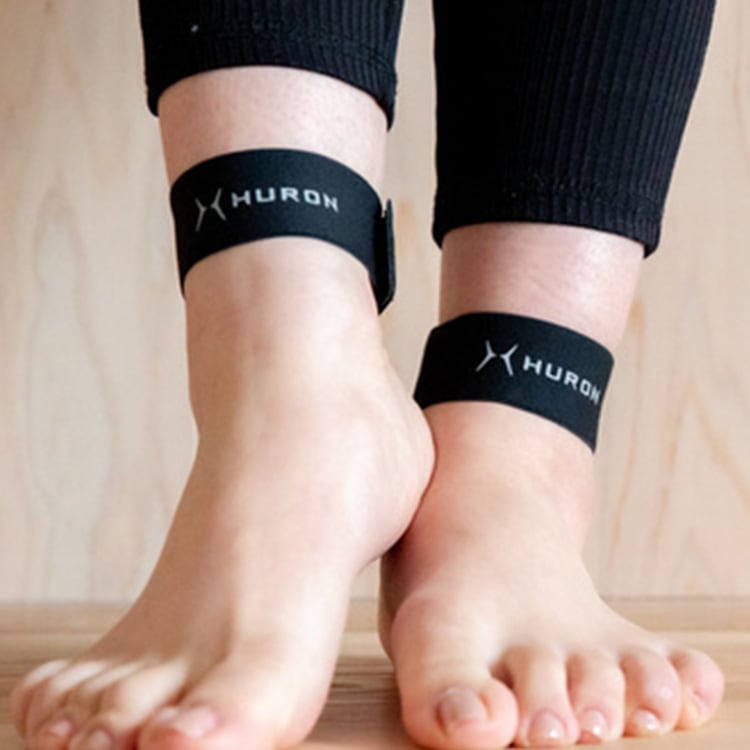 HURON リカバリーバンド アンクルバンド 2本セット 睡眠 安眠グッズ 快眠 日本製 SS S M L メンズ レディース ヒューロン