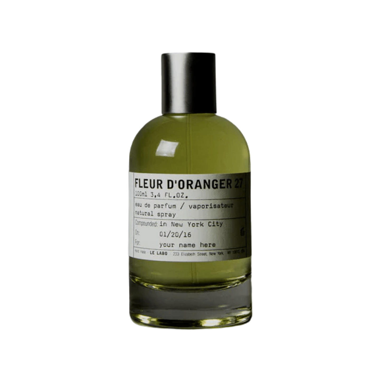 LE LABO（ル ラボ）｜FLEUR D'ORANGER 27 eau de parfum | 香水