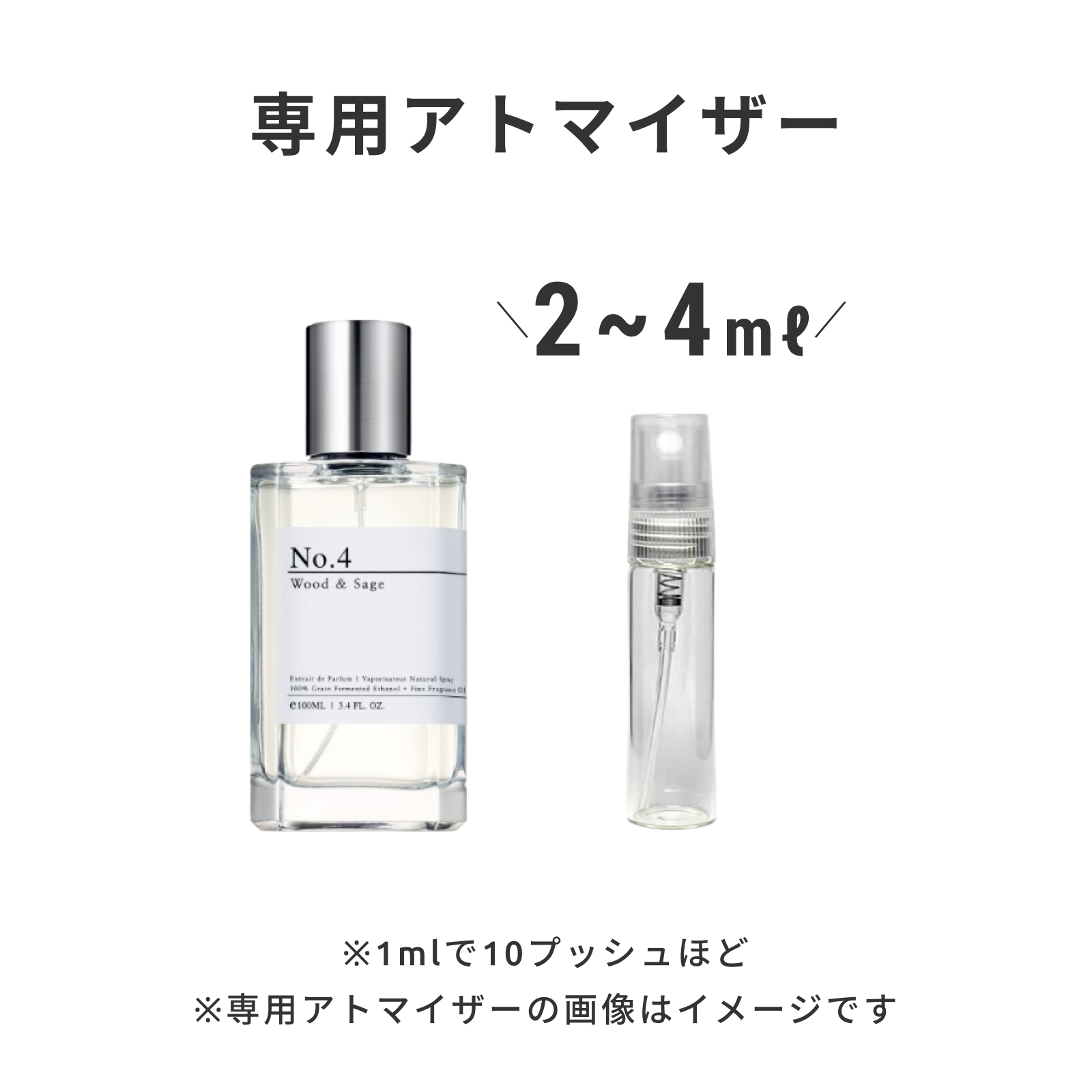Nichic(ニチック)|No.4 ウッド&セージ Extrait de Parfum
