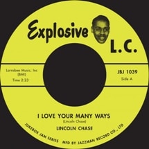 Lincoln Chase / I Love Your Many Ways | 50's-60's ／Oldies／R&R