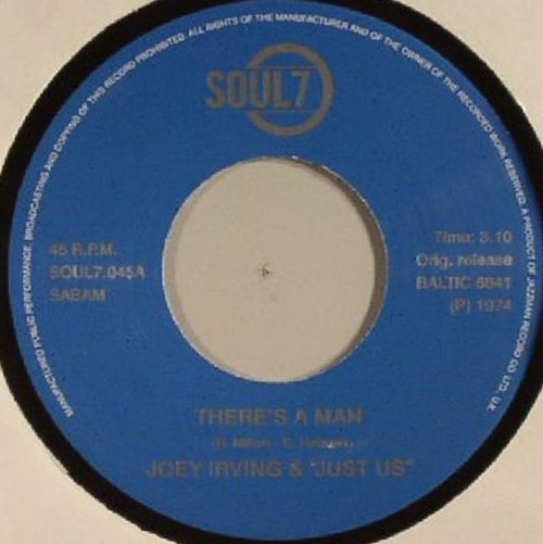 Joey Irving & "Just Us" / There's A Man / Have This World And You