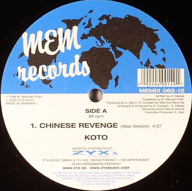 KOTO / Chinese Revenge (Asia-Version)