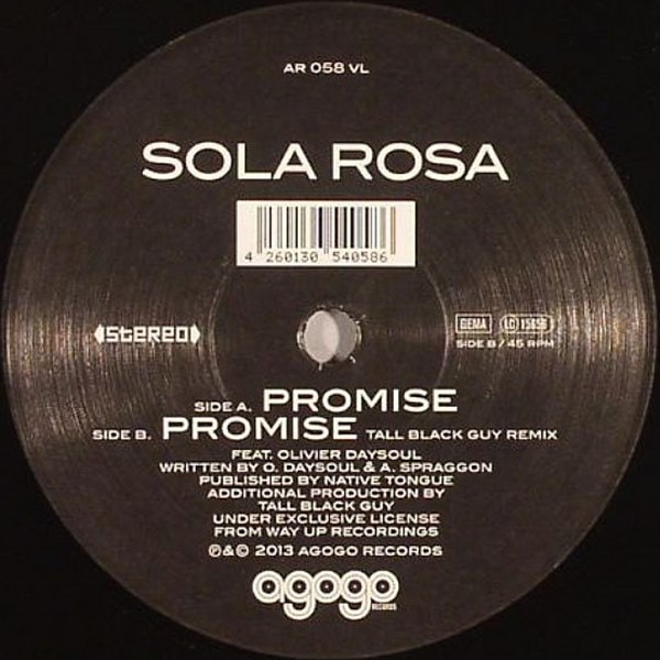 Sola Rosa?Feat.?Olivier Daysoul / Promise