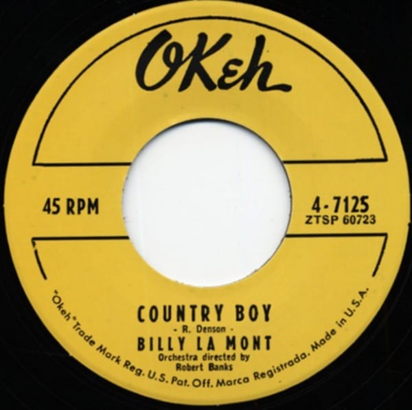 Billy Lamont / Country Boy / Can��t Make It By Myself