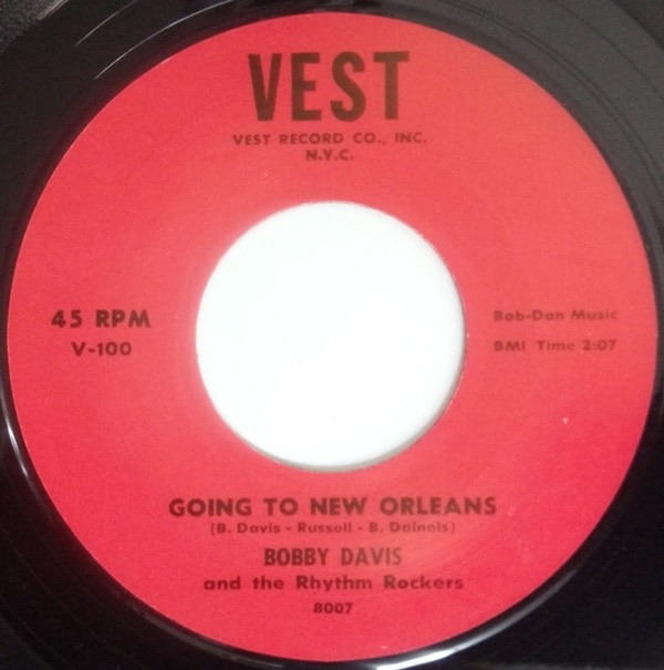 Bobby Davis / Going To New Orleans/ Tell Me Baby