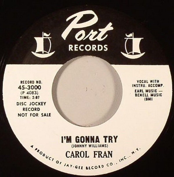 Carol Fran / Im Gonna Try / Crying In The Chapel