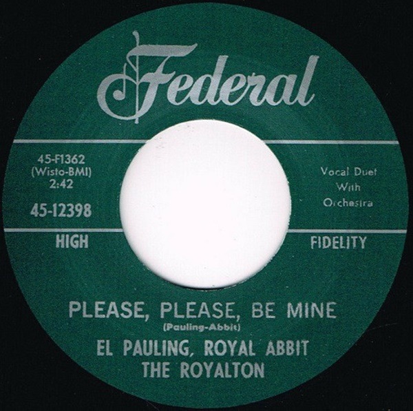 El Pauling & Royal Abbit / Please, Please Be Mine/ Rain Drops Keep A? Fallin��