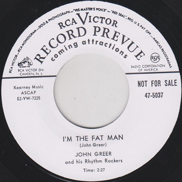 John Greer / I��m The Fat Man / Strong Red Whiskey
