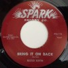 Mister Ruffin /Big Boy Groves / Bring It On Back / I Gotta New Car|50's-60's ／Oldies／R&R