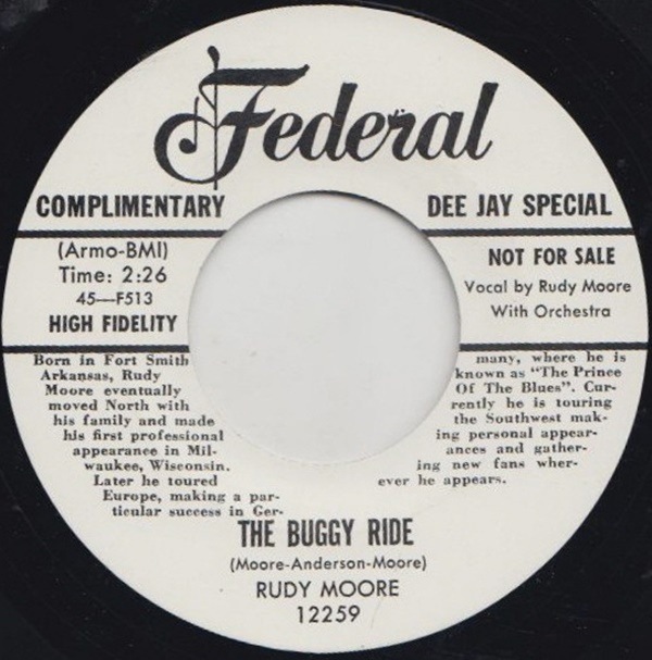 Rudy Moore / Buggy Ride /? Ring A-Ling Dong