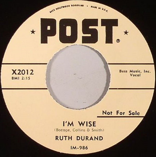 Ruth Durand / I��m Wise/ Tin Can Alley