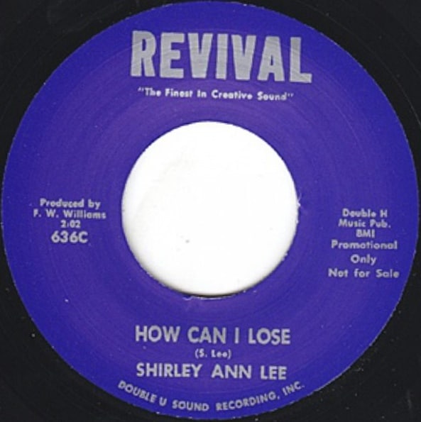 Shirley Ann Lee / How Can I Lose/ There��s A Light