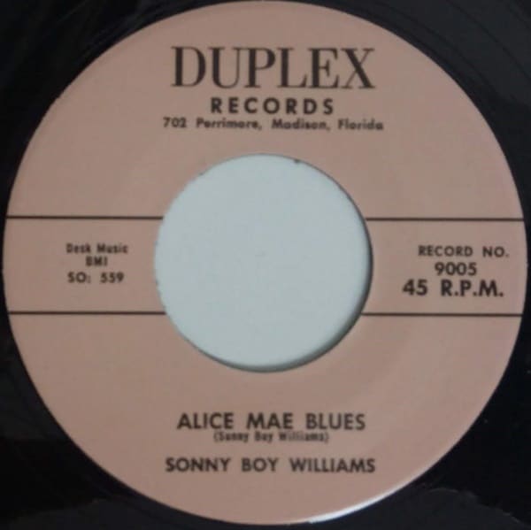 Sonny Boy Williams / Alice Mae Blues / Opossum Rock