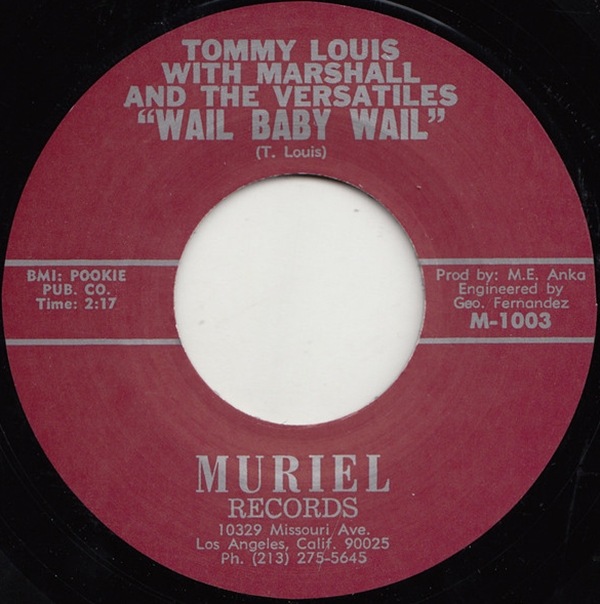 Tommy Louis / Wail Baby Wail/ Lookie There