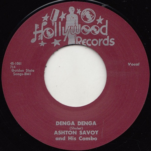 Ashton Savoy /Red Callender Sextette / Denga Denga / Voodoo