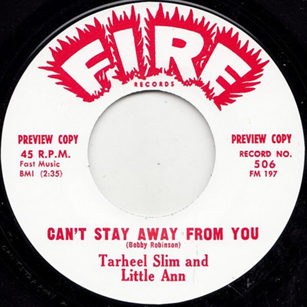 Tarheel Slim & Little Ann /Johnny Chef / Can��t Stay Away From You/ Can��t Stop Movin��