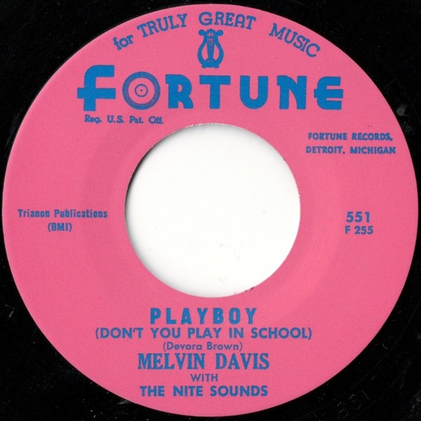 Melvin Davis / Playboy / I Won��t Be Your Fool