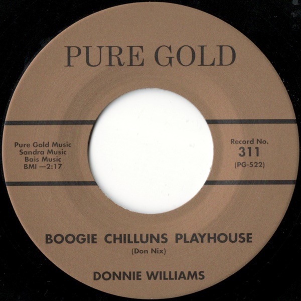 Donnie Williams / Boogie Chilluns Playhouse / Mister B
