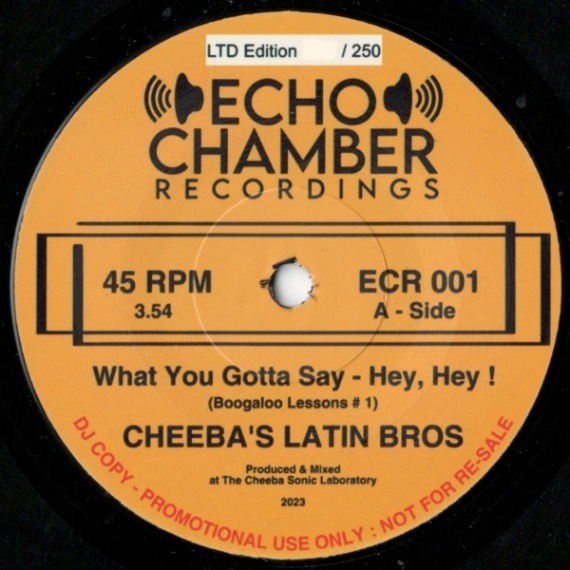 Cheeba's Latin Bros / What You Gotta Say Hey Hey! (Boogaloo Lessons #1) /I Wanna Get High (Boogaloo Lessons #2)