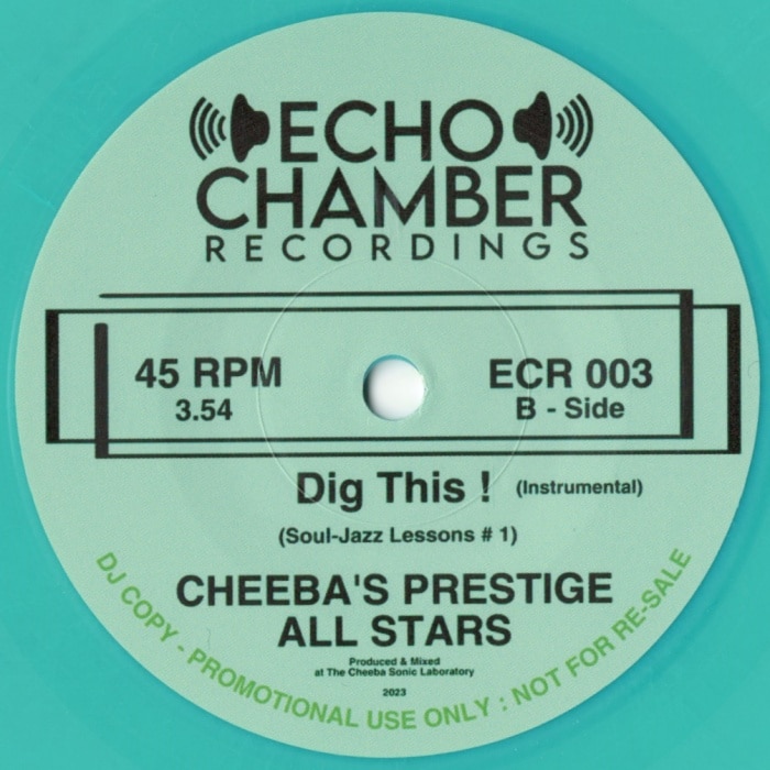 Cheeba��s Prestige All Stars / Dig This !(Soul-Jazz Lessons # 1) (���顼�ס�