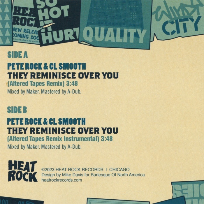 Pete Rock & C.L. Smooth / They Reminisce Over You (Altered Tapes