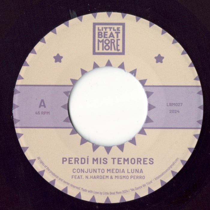 Conjunto Media Luna / Perdi Mis Temores feat. N. Hardem & Mismo Perro ? Conjunto Media Luna (Clear Purple Vinyl )