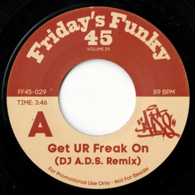 DJ A.D.S. / Get UR Freak On (DJ A.D.S. Remix) / Drop It Like It's Hot (DJ A.D.S. Remix)