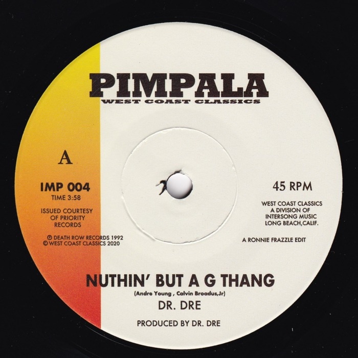 Dr.Dre /The Lady Of Rage / Nuthin' But A G Thing | Hip Hop／R&B