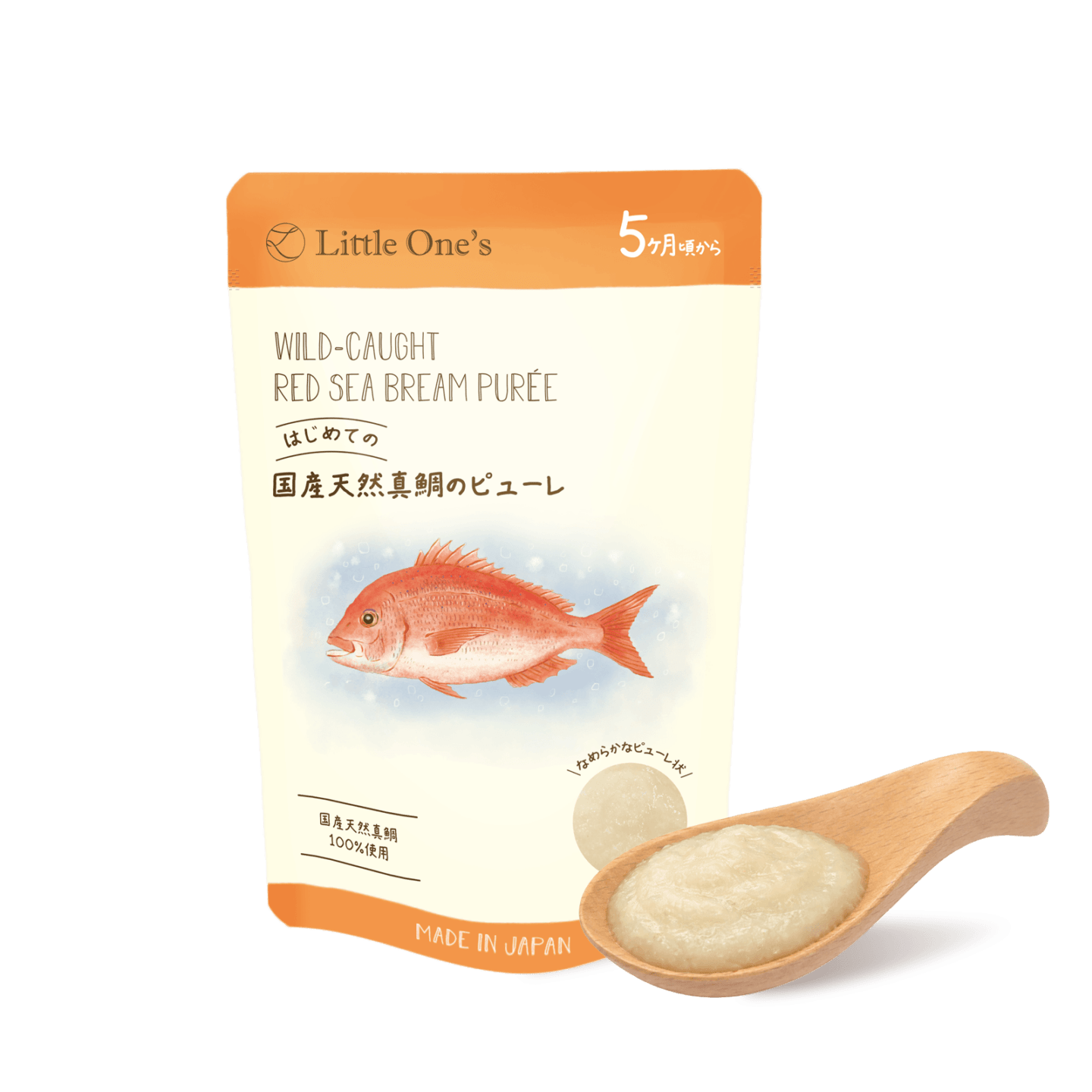 はじめての国産天然真鯛のピューレ