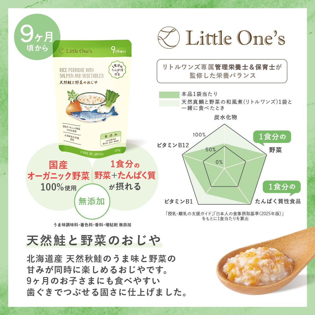 天然鮭と野菜のおじや(9ヶ月頃から)