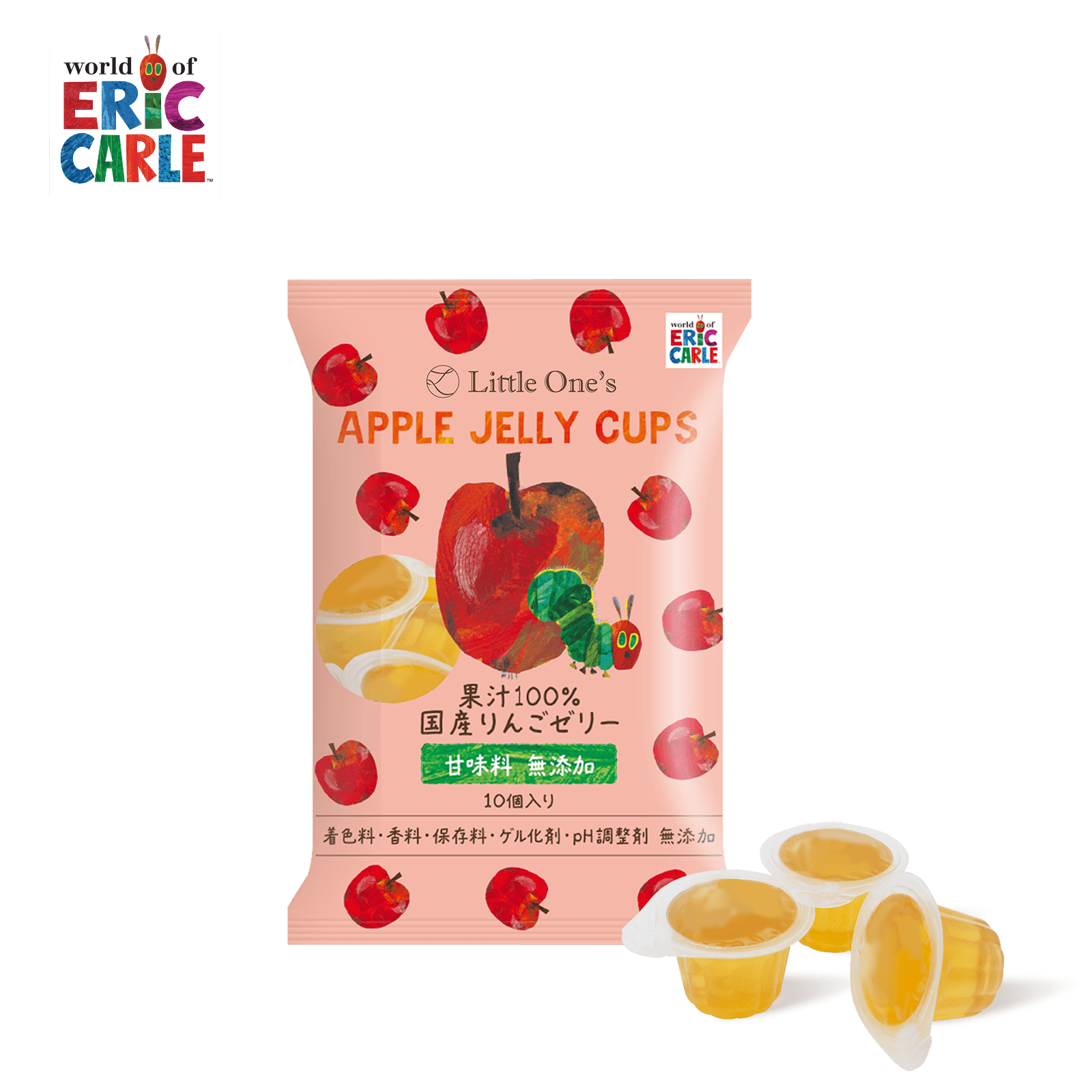 【まとめ割4個】果汁100% 国産りんごゼリー