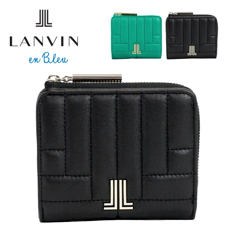 LANVIN en Bleu ランバンオンブルー 財布 折り財布 レディース 本革 牛革 ベルシー ブランド 482662